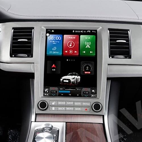 Android car radio for Jaguar xf 2004-2015 car audio vertical screen autoradio auto stereo multimedia video player tape recorder