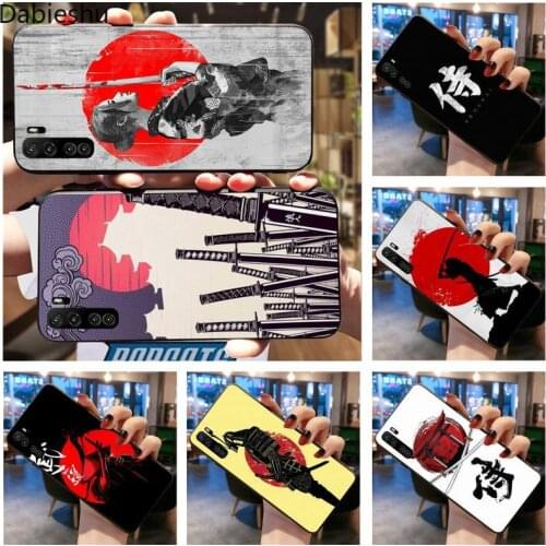 Japanese Bushido Samurai Coque Shell Phone Case For Huawei Nova 6se 7 7pro 7se honor 7A 8A 7C Prime2019
