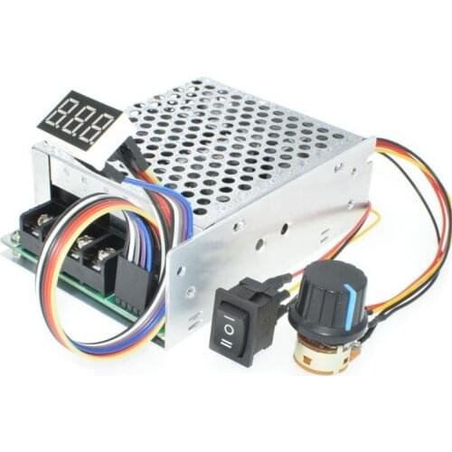 DC Speed Motor Controller DC10-55V 12V 24V 36V 60A PWM DC Speed Control CW CCW Reversible Switch