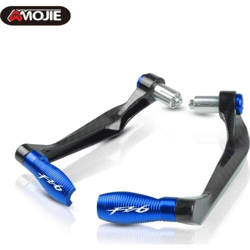 For YAMAHA FZ6 FAZER 2004-2010 FZ 6 R 2009-2015 Motorcycle Handlebar Grips Guard Brake Clutch Levers handguards 22mm Protector