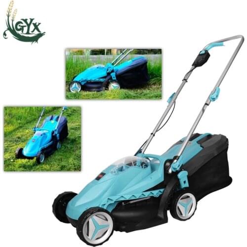 Household hand push electric lawn mower small electric lawn mower artifact lawn mower lithium battery lawn mower