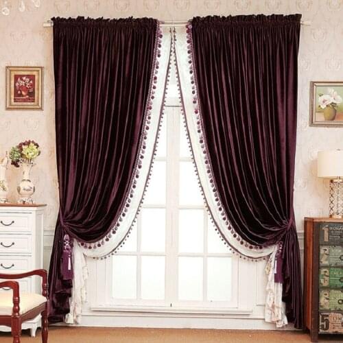Velvet Curtains For Windows DUOFEIYA China
