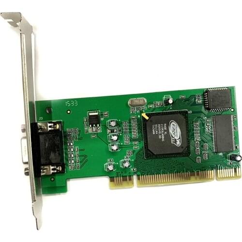 Desktop Computer PCI Graphics Card ATI Rage XL 8MB Tractor Card VGA Card for HISHARD BUDDY and So on Software