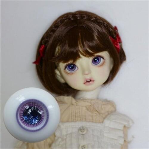 BJD doll eyes suitable for 1-3 1-4 1-6 size violet flash pupil 12mm14mm16mm doll accessories