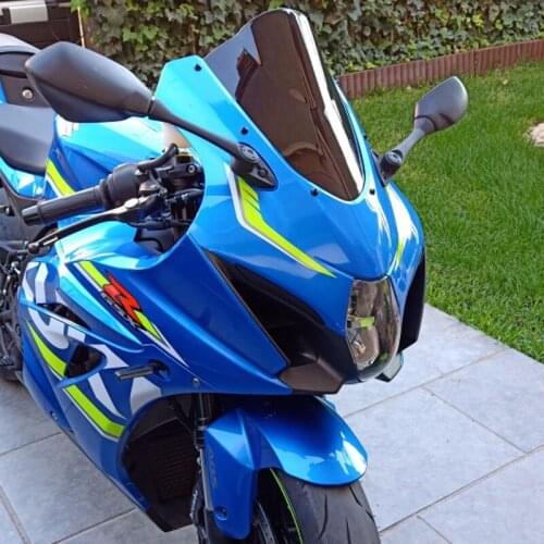 Motorcycle Wind Deflectors Screen Windshield Windscreen For 2017 2018 Suzuki GSXR1000 GSX-R GSXR 1000 K17 18 Smoke Transparent