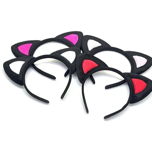 Fashion Cat Animal Ear Girl Hairband Sexy Cat Cosplay Kids Hair Accessories For Women Party Cartoon Headband