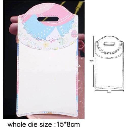 Christmas Candy Bag Metal Cutting Dies Stencils for DIY Scrapbooking Decor Embossing die cut DIY Album Card Making Craft dies