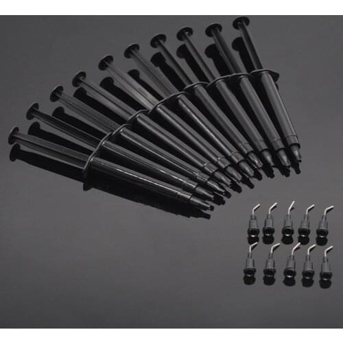 Dentist Lab 3ml/pc Professional Teeth Whitening Gum Dam Black Protector Gel For Dental Gum Clinic Gingival Barrier 10pcs