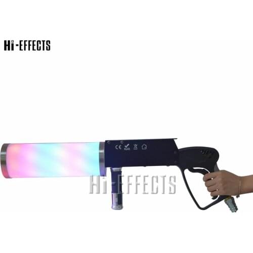 Spain Stock LED CO2 DJ Gun RGB Color CO2 Blaster Handheld LED Gun for Nightclub Party DJ Stage Effect Equipment CryoFX Cryo Gun