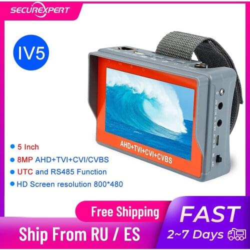 5MP cctv tester monitor for camera Video surveillance monitor for ahd camera utp tester Analog tester cctv camera tester