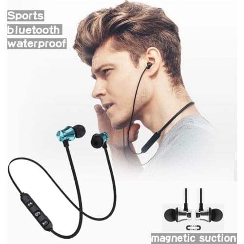 TWS Wireless Bluetooth Earphones Magnetic Sports Running Headset Waterproof Earpieces Sport Earbuds Noise Reduction Headphones