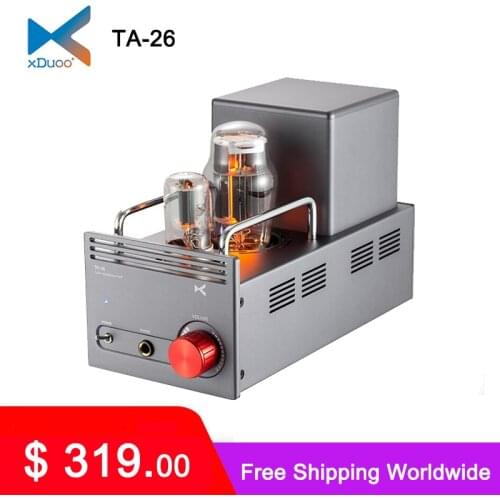 XDUOO TA-26 Headphone Amplifier High Performance Tube Amplifier Adopt 6N8P 6N5P Tube AMP