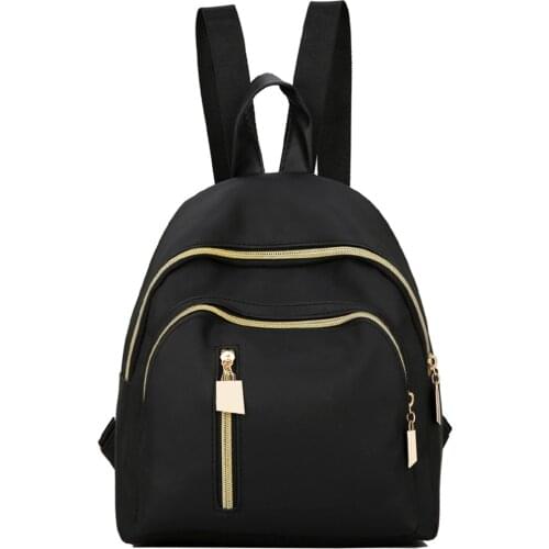 Women Backpack Fashion Solid Color Mini Backpack Multi-function Shoulder School Bags For Teenage Girls Casual Travel Backpack