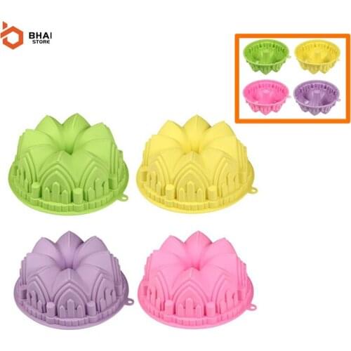 1Pcs Silicone Cake Molds Crown Shape Baking Tools Handmade DIY Mould For Household Birthday Party Kitchen Baking Accessories
