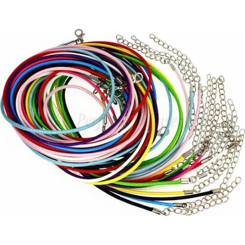 10pcs Fashion Colorful Rope Necklace Chain Fit Floating Locket Necklace Pendant Diffuser Locket Women Jewelry Christmas Gifts