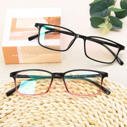 2020 Classic Square Plastic Women Eyeglasses Computer Anti-blue Light Optical Myopia Glasses Frame Vintage Men Eye Glasses
