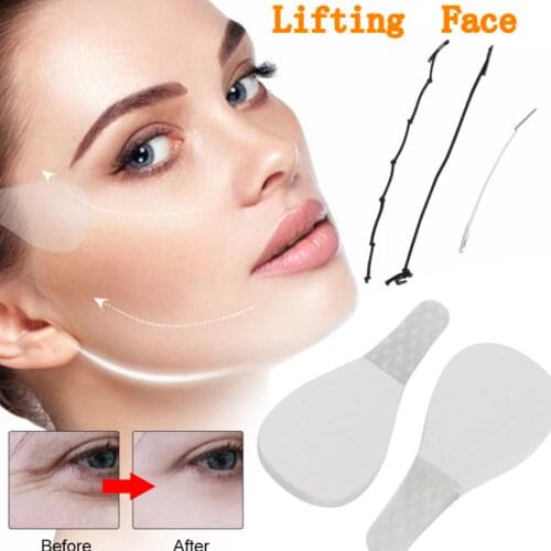 40 Pcs/Set Makeup Invisible V-Line V Face Shape Face Facial Line Wrinkle Sagging SkinFace Lift Up Fast Chin Adhesive Tape