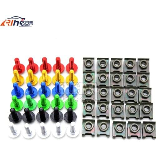 5 pieces 6mm motorcycle fairing body screws for honda-goldwing-gl1800 motorcycle-parts hornet 600 suzuki bandit 650 dl650 gsr600