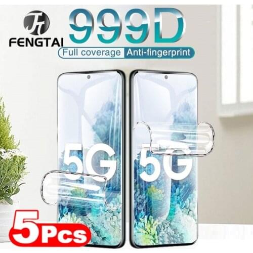 5Pcs Curved Full Cover Hydrogel Film For VIVO NEX 3 3s 5G NEX3 nex3s Screen Protector Soft Hydrogel Film nex 3s Screen Protector