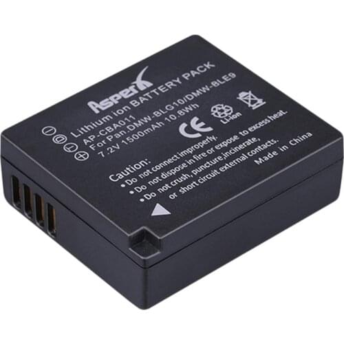 1Pc DMW-BLG10 BLG10E BLG10PP BLE9 BLE9E Battery for Panasonic Lumix DMC GF6 GX7 GF3 GF5 ZS100 ZS60 LX100 GX85 DC-ZS70 GX80 D-Lux