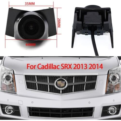 CCD Car Front View Logo Embeded Camera For Cadillac SRX 2013 2014 Waterproof Night Vision high quality FULL HD Car Front camera