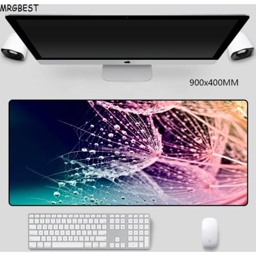 MRGBEST Large Mouse Pad Pretty Jellyfish Photo Non-slip Softy Nature Rubber with Locked Edge Wrist Pads for Mouse-pad Gaming