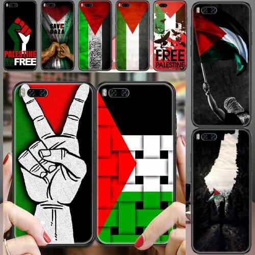 Palestine Mark Flag Phone case For Xiaomi Mi Max Note 3 A2 A3 8 9 9T 10 Lite Pro Ultra black 3D coque luxury prime tpu bumper