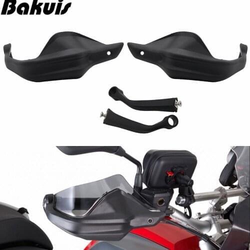 Motorcycle Black Handle Bar Hand Guard Brush Handguard Protector For BMW R1200GS ADV F800GS Adventure S1000XR Windshield