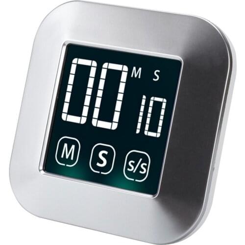 LED Display Digital Kitchen Mechanical Cooking Timer Alarm Counter Clock Magnetic Digital Timers Manual Countdown Kitchen Tools