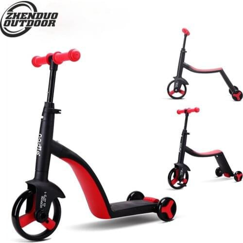 Children Scooter Tricycle Baby 3 In 1 Balance Bike Ride On Toys Kids Bike Suitable for 3-6 years old