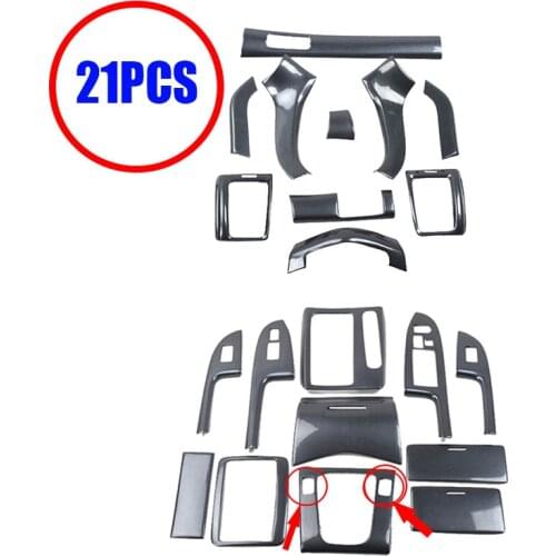 For Honda Accord 7th 2004 2005 2006 2007 Interior Center Console Carbon Fiber style Molding Trim Kit