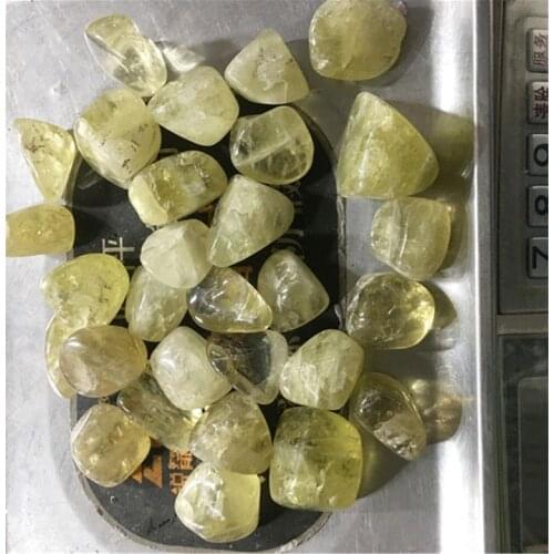 Wholesale spiritual citrine tumbled stone 35-45mm medium/large natural crystal tumble stone for decoration