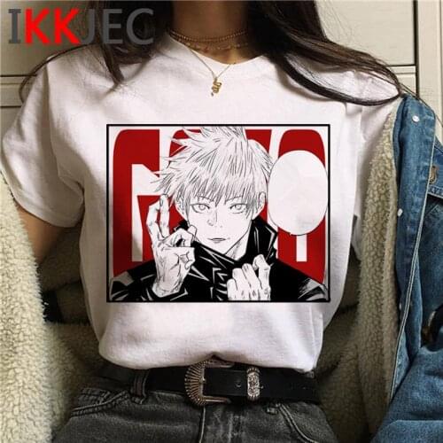 Jujutsu Kaisen clothes tshirt men aesthetic plus size casual japanese grunge tshirt top tees harajuku