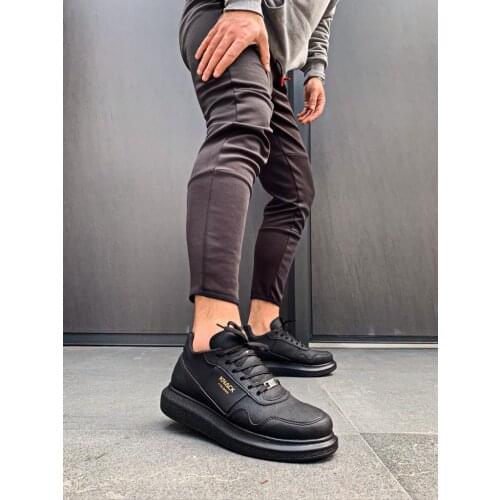 Knack High Base Daily Shoes 040 Black (Black Base)