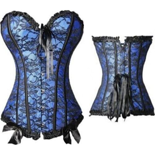Sexy Corset Women Steampunk Clothing Gothic Corsets Top Lace Up Boned Overbust Bustier Woman Waist Cincher Sexy Lingerie