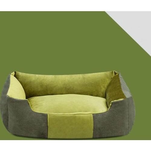Bonzerpet Dog Beds Super Warm Cozy Nest Fluffy Rectangle Comfortable Cushion Small Large Dog Cat Pet Sleeping Washable House