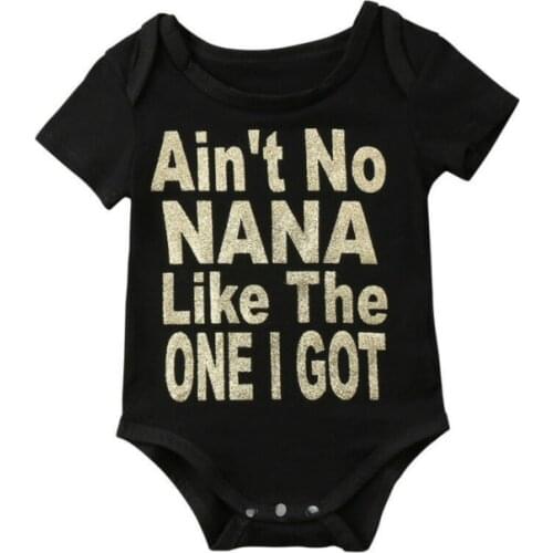 0-18M Newborn Baby Boy Girl Summer Cotton Bodysuit Babies Short Sleeve Jumpsuit Clothes Outfits Baby Clothing