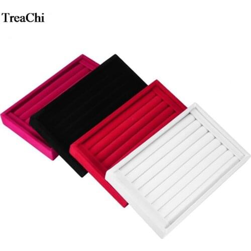 Fashion Velvet Ring Stud Case Cufflinks Ring Bracelet Earrings Jewelry Display Organizer Holder Accessorie Bague Bijoux Box Tray