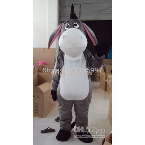 NEW HOT SALE donkey mascot costume custom animal cartoon Mascot Costume Fancy Dress Animal mascot costume free shipping