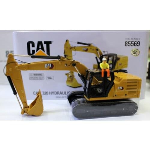 New Cat LOGO DM Caterpillar 1/50 Scale CAT 320 Hydraulic Excavator - High Line Series 85569 By Diecast Masters for collection