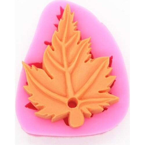 C630 Silicone mould Tree leaves shape soap mold handmade clay resin craft mold DIY decoration tools