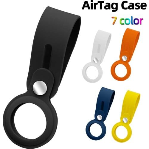 Suitable for Apple AirTag Protective Sleeve Silicone Protective Airtagcase Key Soft Sleeve Anti-lost Device Protective Shell