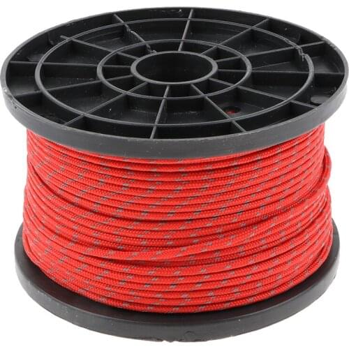 Reflective Camping Canopy Cord Tent Reel Roll Guy Rope Line