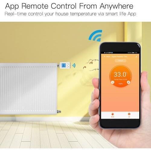 ZigBee Smart Thermostat Temperature Controller Hub Required Water/Electric floor Heating Water/Gas Boiler with Alexa Google Home