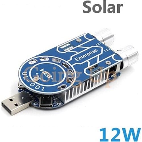 WEB-UL001 Adjustable Constant Current Electronic Load Mobile Power-Supply USB Aging Discharge Detector