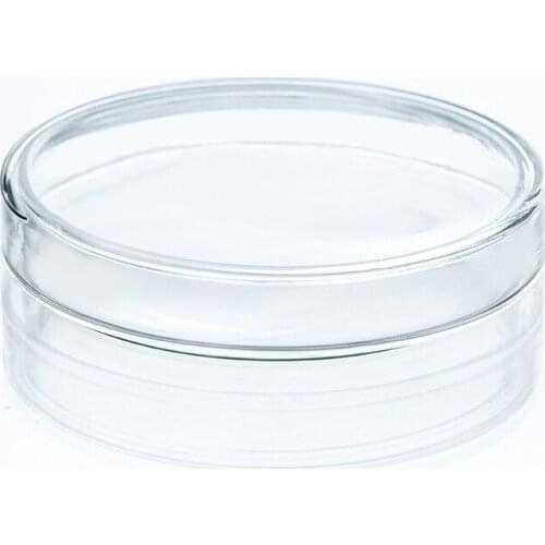 1lot / 5Pcs glass petri dish 75mm high borosilicate high temperature resistant experimental equipment bacterial culture