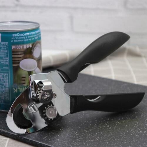 1PC Can Opener Stainless Steel Professional Tin Manual Craft Beer Grip Lid Opener Cans Bottle Opener Kitchen Gadgets Tools #630
