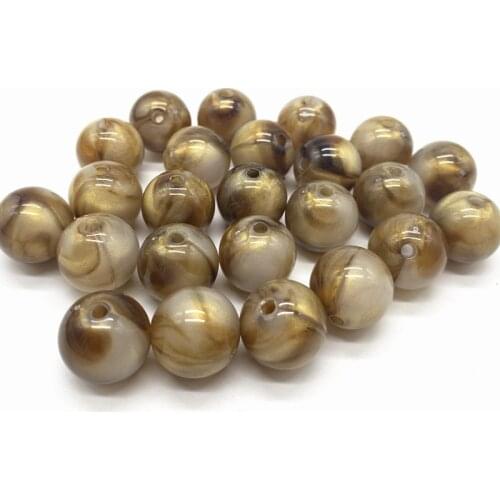 New 10pcs 14mm of Acrylic Beads Earrings Necklace Accessories Beads For Jewelry Making DIY Jewelry Findings #ZS16