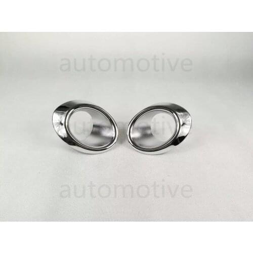 2PCS Chrome Front Fog Light Lamp Cover Trim Ring Decoration For Honda CIVIC 2016