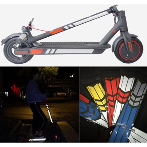 2020 Reflective Colorful Whole Body Stickers For Xiaomi Mijia M365 Scooter Stickers Scooter Skateboard Sticker Accessories